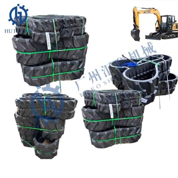 Excavator Undercarriage Rubber Track For 406x152.4x53 550x90x56 320x86bx49