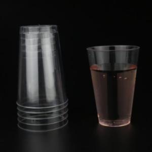 China 15.5g PS Round Plastic Printed Cups 12OZ For Water Hot And Cold Beverages wholesale