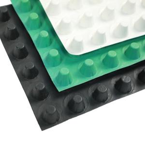 China Hdpe Plastic Dimpled Drainage Membrane 800g In Construction Projects wholesale