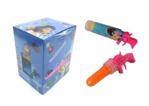 China ISO Flash Glowing Candy Gun Shape Lollipop Assorted Fruity Sweet Flavor wholesale