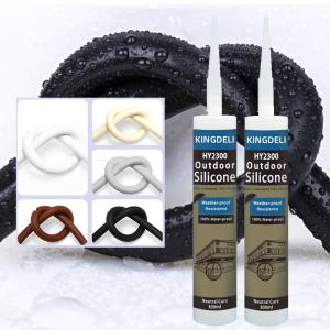 China Door Silicone Neutral Glass Glue With Grey Black White Color wholesale