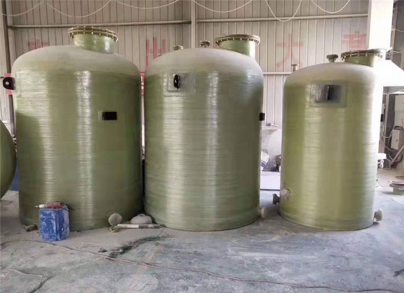 Food Brewing Vertical FRP Chemical Storage Tank Easy Installation 18000 Gallon