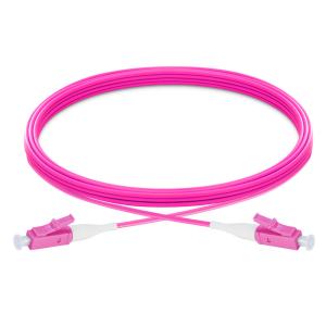 China Multimode OM4 Fiber Optic Patch Cord LC LC PVC Sheath wholesale