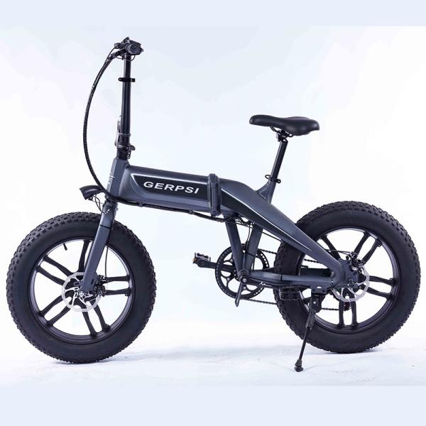 20 Inch 350W Electric Folding Fat Bike CE Certificate Waterproof In Rain