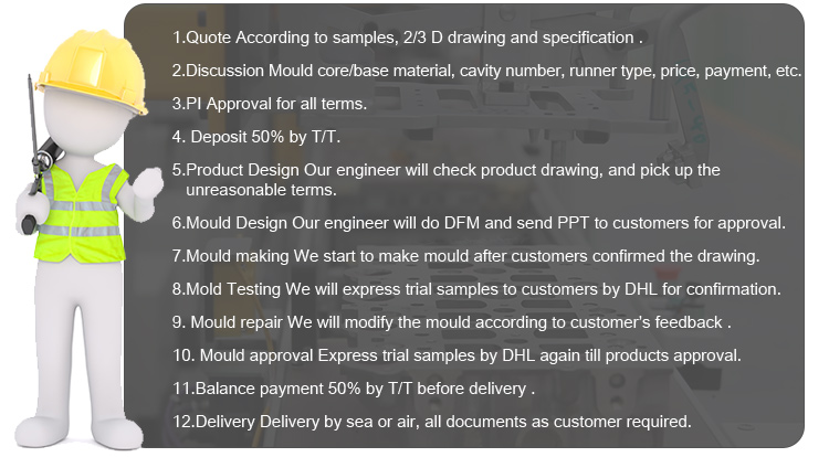 DME Abs Plastic Injection Molding 1000T Custom Molded Plastic Parts