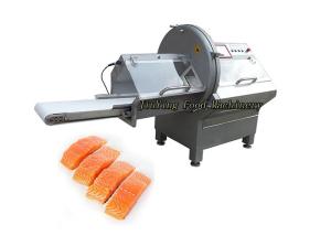 China Thickness Adjustable Frozen Fish Fillet Cutting Machine Capacity 200pcs / Min wholesale