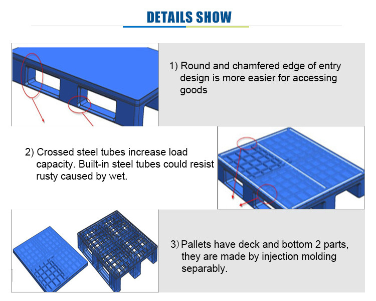1200x1100 hdpe material pallet big plastic pallet floor hygienic plastic pallet plastic