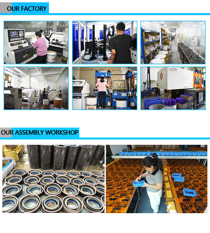 High Pressure Hydraulic Shaft Seal TCN Type NBR Rubber Oil Seal For Construction Site