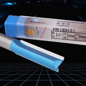 China Double Flute Straight Router Bits Multifunctional Anti Abrasion wholesale