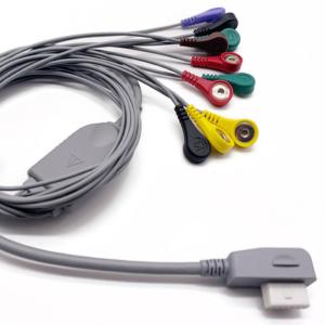 China ECG holter cable for CT-086S CT-083S 10 lead Beneware wholesale