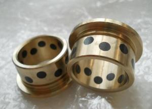 China Casting Copper Flanged Bronze Bearings / 210 HB Cylinder Bearing wholesale