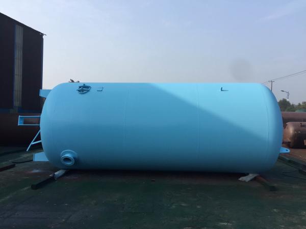 Stainless Steel Horizontal Air Receiver Tanks , 60 / 100 Gallon Air Compressor