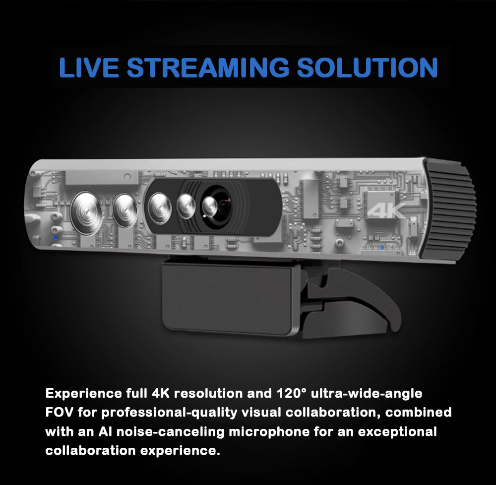 Mini Camera 8MP/USB2.0 CMOS Image Sensor Live Video Calling Work for Interactive Whiteboard Video