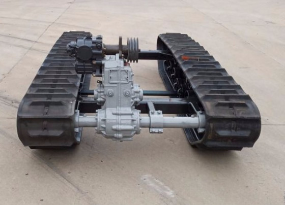 Hydraulic Motor Drive System Crawler Track Undercarriage Customized Loading