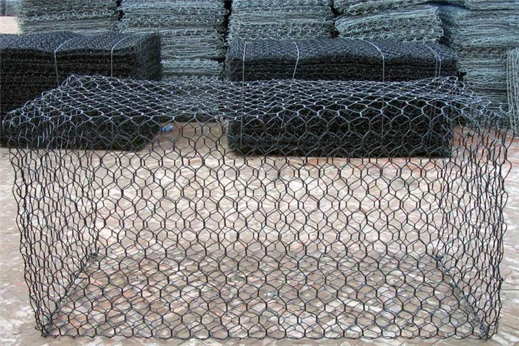 Riverbank 2x1x1m Hexagonal Gabion Box 60x80 Galvanised Gabion Baskets