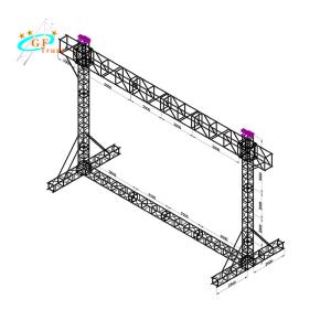 China 290*290mm Goal Post Truss For Lighting Theatre Stage wholesale