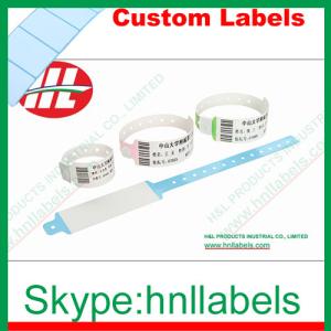 China Thermal Synthetic Medical Identification Wristbands WB03 wholesale