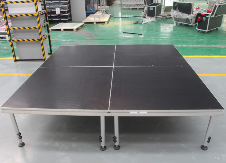 portable mobile aluminium wedding event concert lazer stage structure