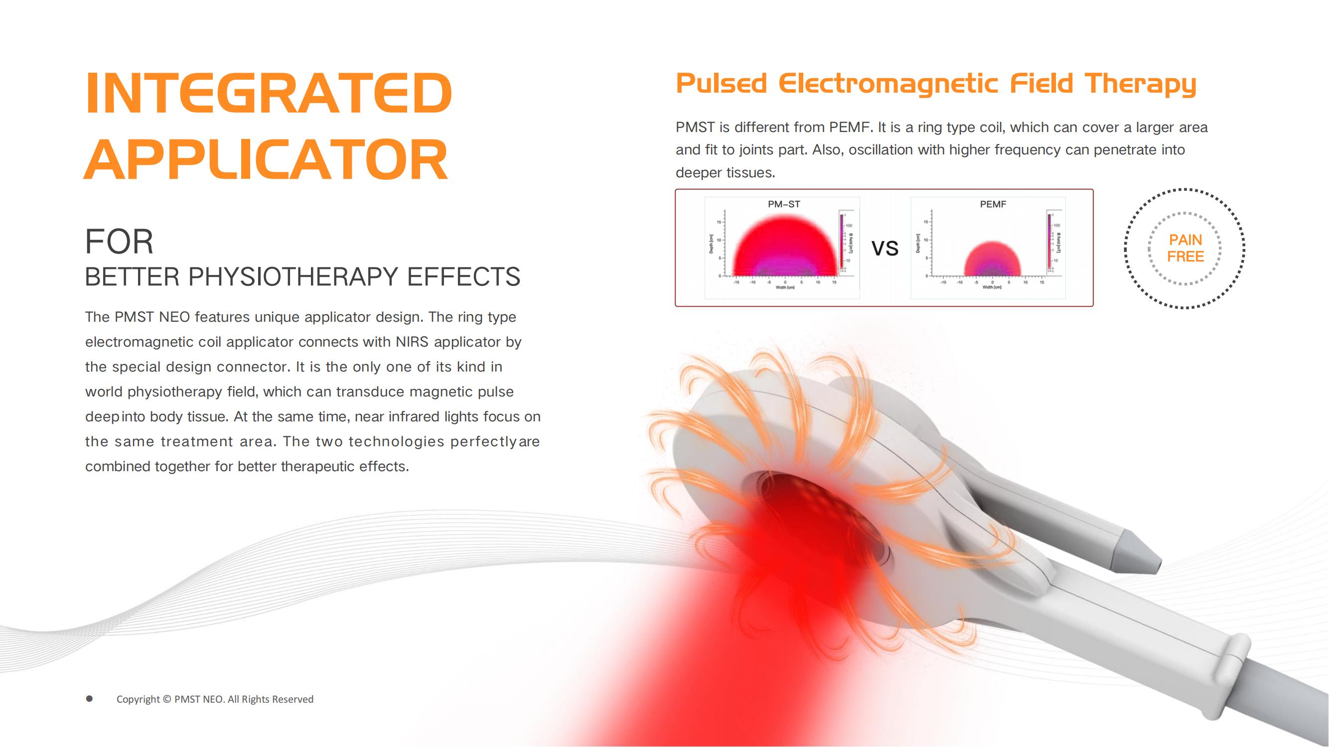 Multifunctional Physio Magneto Machine Extracorporeal Therapy Transduction