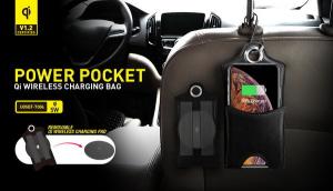 China 90g 10W 7.5W Fast Charge Power Pack Pocket , Qi Universal Wireless Charger (Qi ID 9808) wholesale
