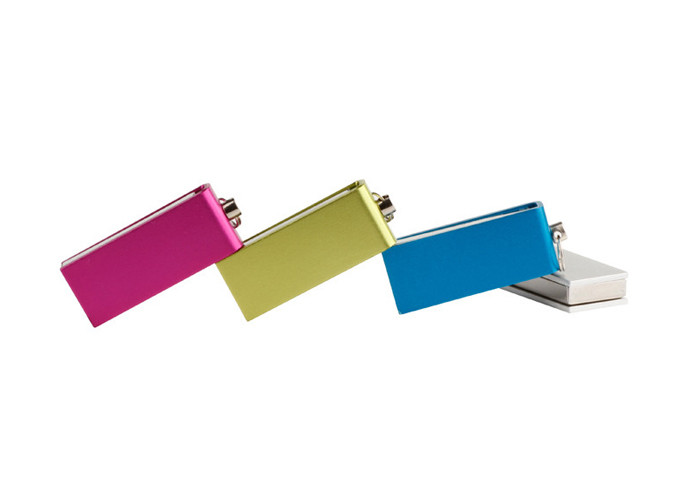 Mini Custom Gift USB Flash Drive Customized Logo Swivel USB Drive 25g