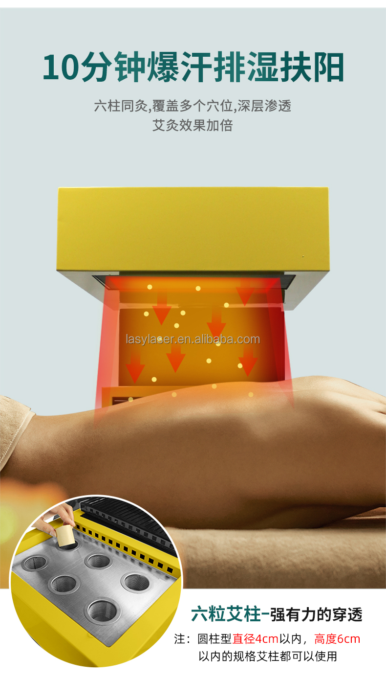 Bone Penetrating Physiotherapy Moxibustion Instrument Open Fire Smokeless Fumigation Machine