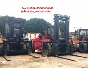 China Mitsubishi 30 Ton Forklift Used Condition 3500 Mm Max Lifting Height wholesale