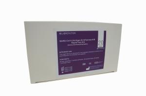 China Oropharyngeal Swabs Combo Influenza AB Rapid Test Kit ISO9001 wholesale