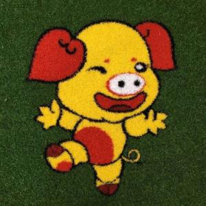 China Cleaning Artificial Turf Grass For Kindergarten Lovely Animal Pattern wholesale