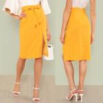 Summer Split Pencil Skirt for Lady