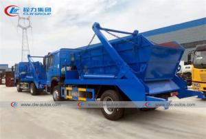 China Hydraulic Lift Sinotruk Howo 4x2 10m3 Swing Arm Garbage Truck wholesale