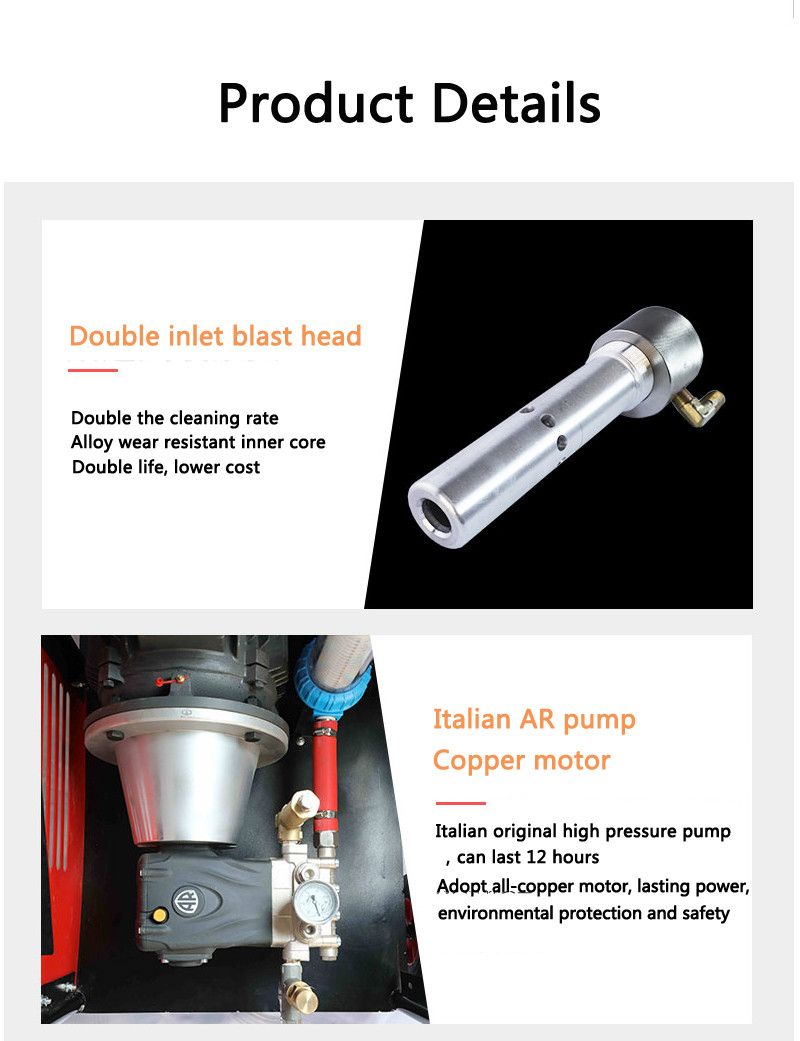 Industrial High Pressure Washing Machine 500 Bar Electric Cabinet Remote Control