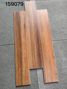 China Brown Wood Look Porcelain Tile 150X900 Glossy Rectangular Anti Slip wholesale