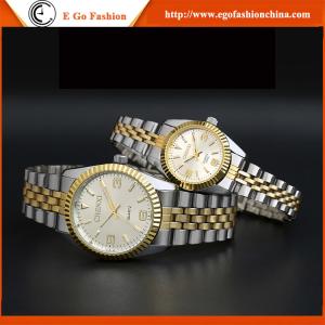 China 004C Your Logo Customized Watch Tone Colored Watch Couple Watch Quartz Watches for Women wholesale