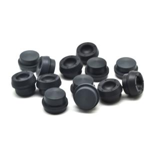 China 20mm 30mm Medical Rubber Stopper Grey Butyl Rubber Stopper Pharmaceutical wholesale