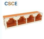 Modular Female 1×4 Tab Up Shielded RJ45 Jack