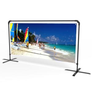 China Custom Design Tradeshow Graphic Banner Stand With Stable Aluminum Stand wholesale