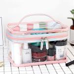 Large Capacity Clear PVC Cosmetic Bag One Compartment