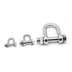 China Bolt Type Lifting Anchor 304 316 Stainless Shackles wholesale
