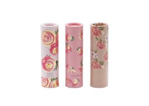 China 3.5g Eco Friendly Paper Lipstick Tubes With Flower Pattern wholesale