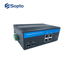 China Industrial Media Converter With 1 UTP Port And 1 Fiber Port wholesale