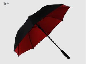 China Double Layer Vented Golf Umbrella , Strong Sturdy Golf Rain Umbrella Durable wholesale
