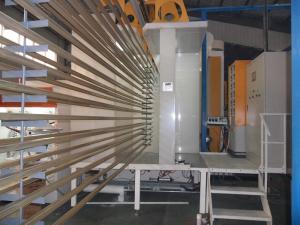 China Aluminum Profile Conveyorised Powder Coating Plant 300-500 Tons / Month wholesale