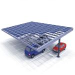 Open Field Commercial Building Integrated Photovoltaics Solar Carports