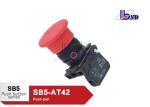 Emergency Mushroom Head Push Button Switch SB5 Series 50hz Lamp Beads