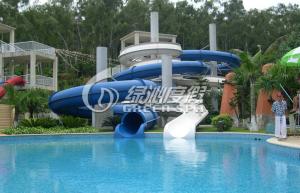 China Outdoor Commercial Fiberglass Water Slides wholesale
