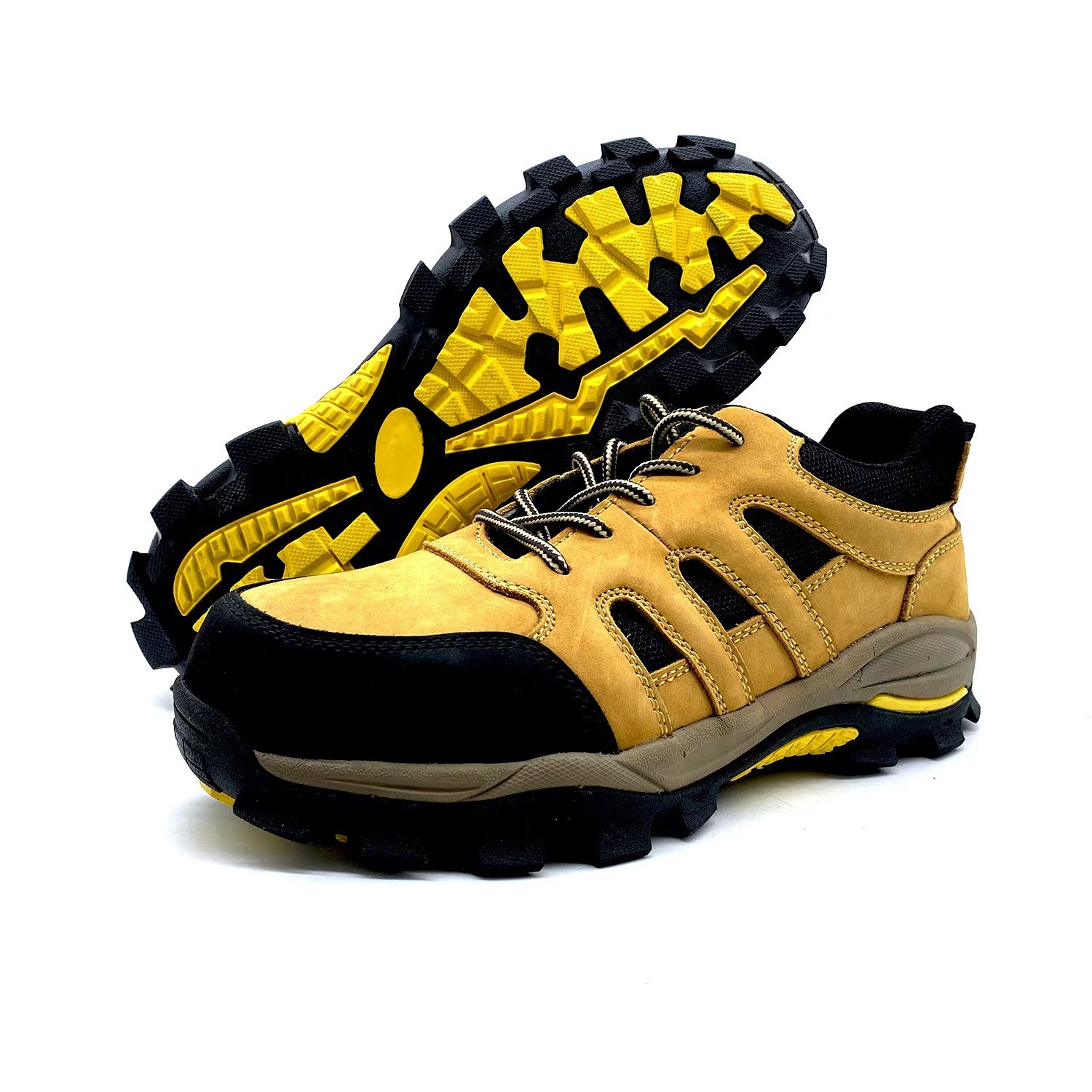 Hiking Working Shoes Outdoor Sports Footwear with Steel Toe Anti-Puncture