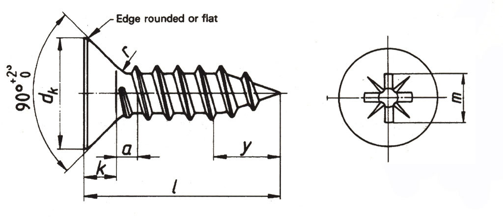 A2 SS 304 Stainless Steel Pozi Drive Phillips Flat Head Self Tapping Chipboard Screws
