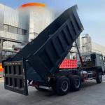 Left Steering 70t Load SINO HOWO Dump Truck Steel Structure For Africa Market