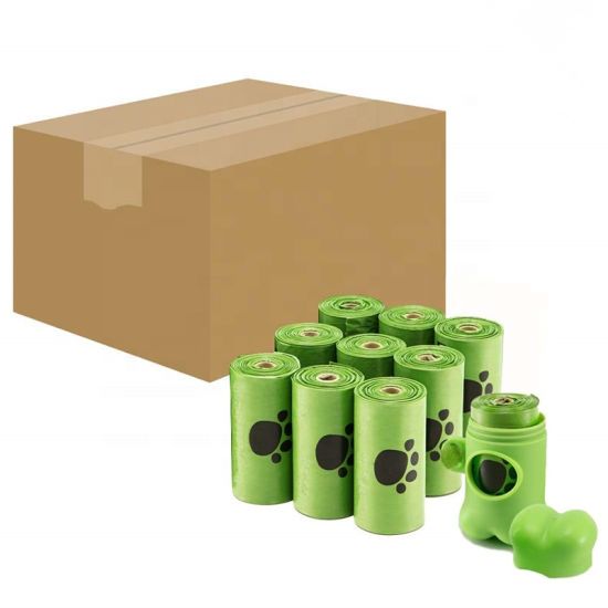 Biodegradable Compostable Dog Bags Cat Waste EN13432 Certified